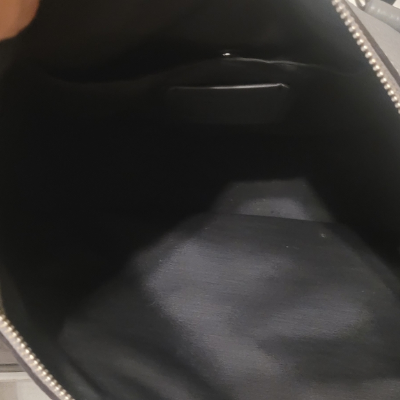 Coach Gray Leather Satchel with Classic Design